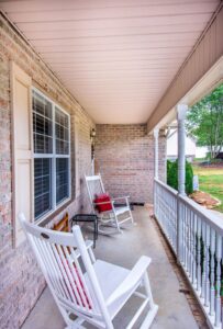 Porch view of 360 Hilltop Dr, Lenoir City, TN 37772